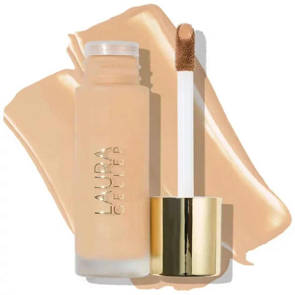 NIB Full Size Laura Geller Double Take Liquid Foundation 1 fl oz MEDIUM